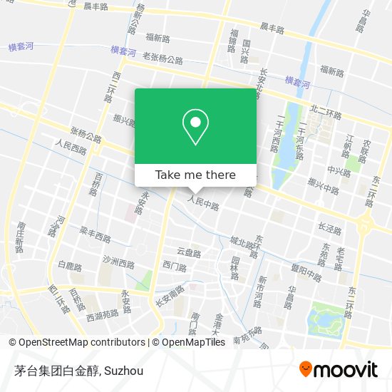 茅台集团白金醇 map