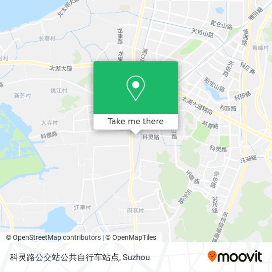 科灵路公交站公共自行车站点 map