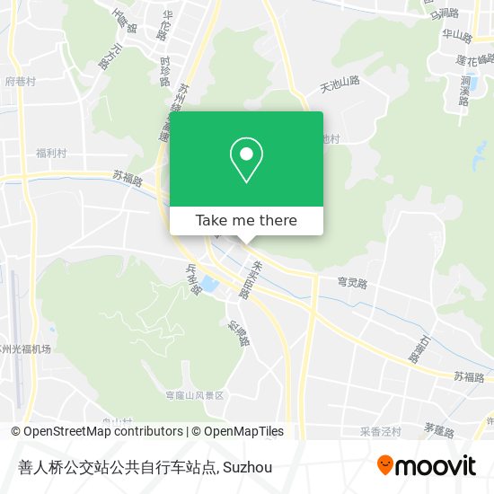 善人桥公交站公共自行车站点 map