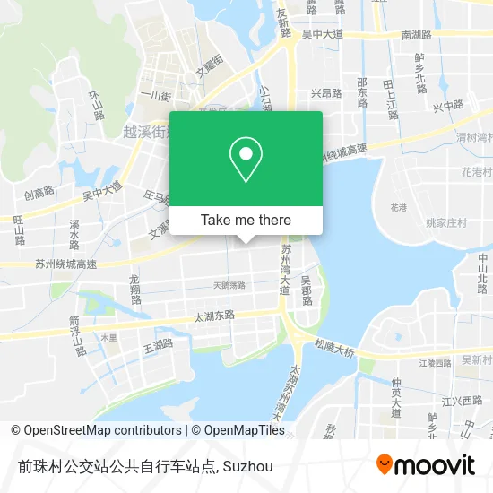 前珠村公交站公共自行车站点 map