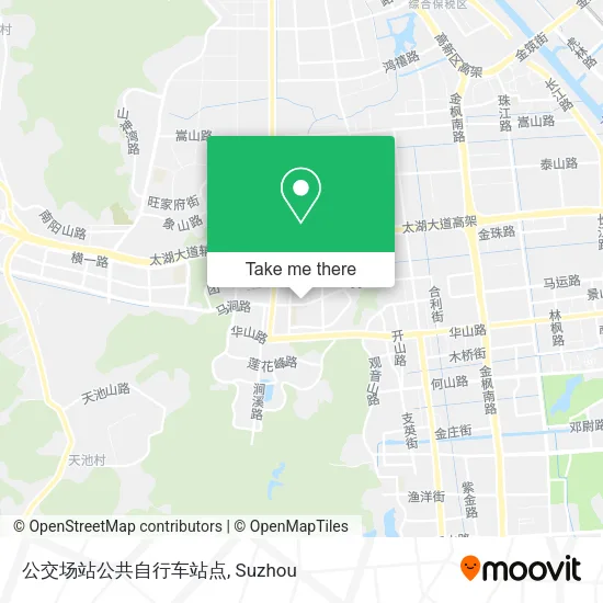 公交场站公共自行车站点 map