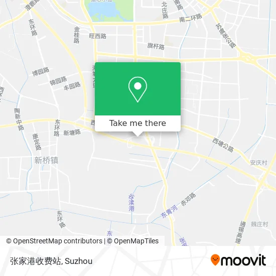 张家港收费站 map