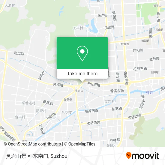 灵岩山景区-东南门 map