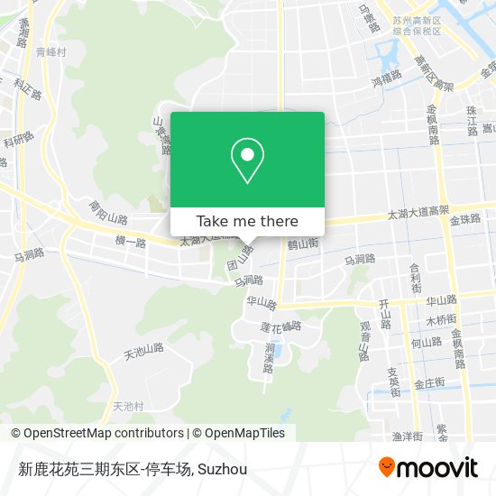 新鹿花苑三期东区-停车场 map