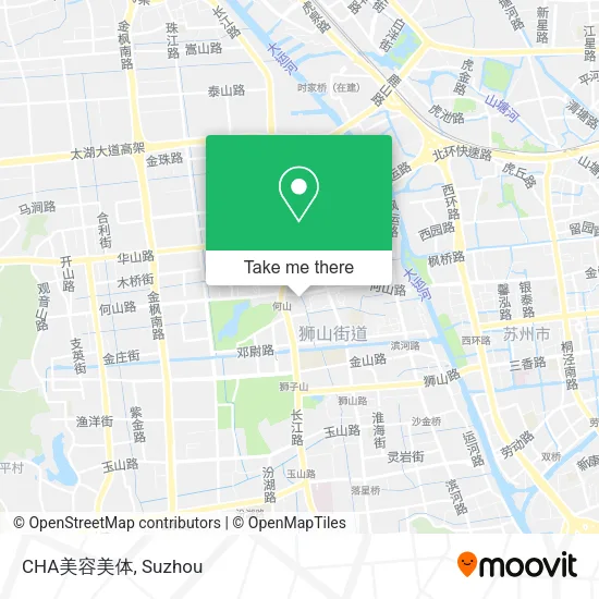 CHA美容美体 map