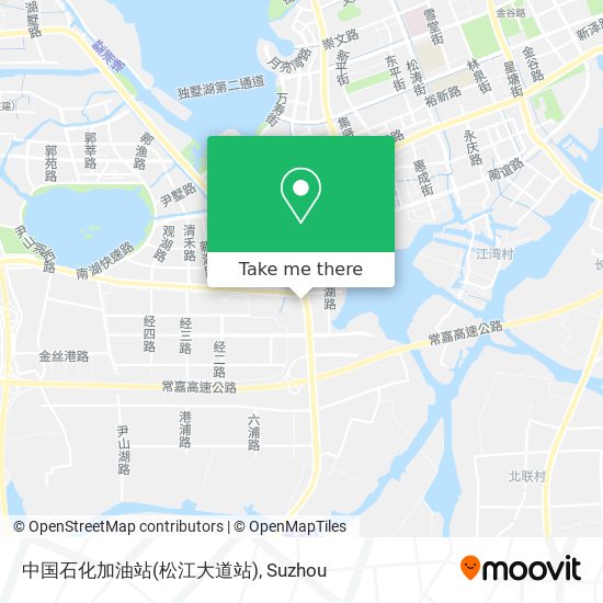 中国石化加油站(松江大道站) map