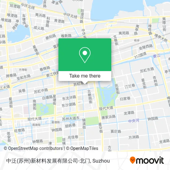 中泛(苏州)新材料发展有限公司-北门 map