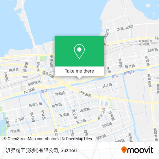 汎昇精工(苏州)有限公司 map