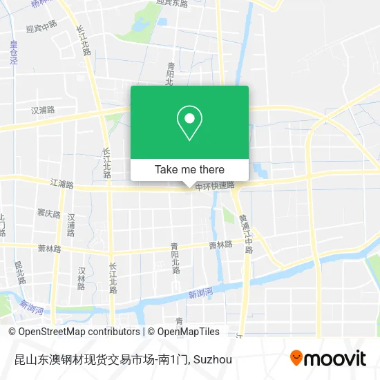 昆山东澳钢材现货交易市场-南1门 map