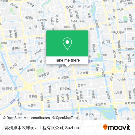 苏州旗木装饰设计工程有限公司 map
