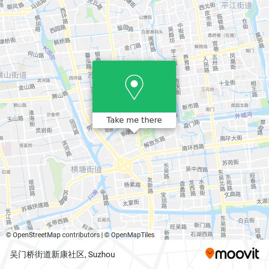 吴门桥街道新康社区 map