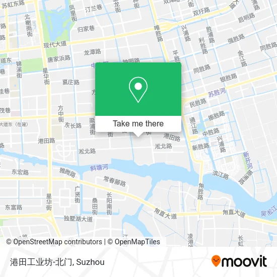 港田工业坊-北门 map