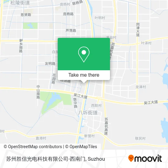 苏州胜信光电科技有限公司-西南门 map