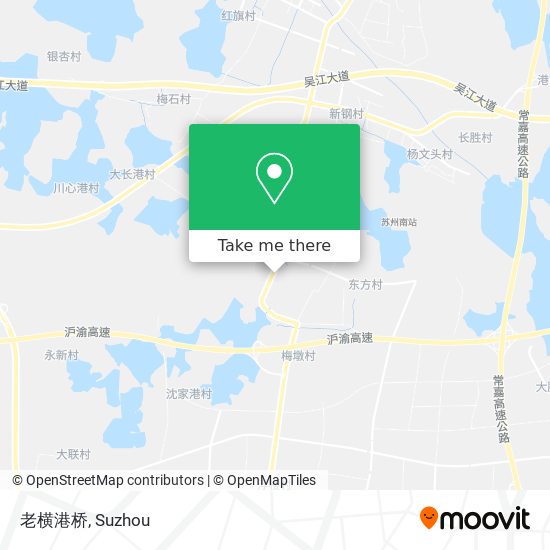 老横港桥 map