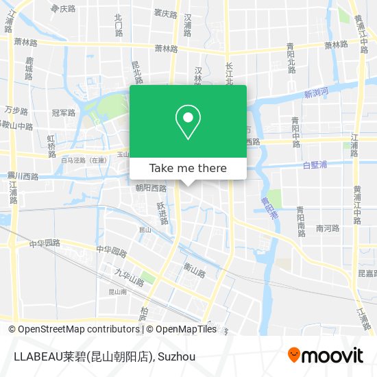 LLABEAU莱碧(昆山朝阳店) map