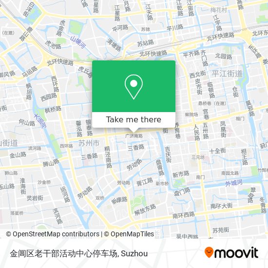金阊区老干部活动中心停车场 map