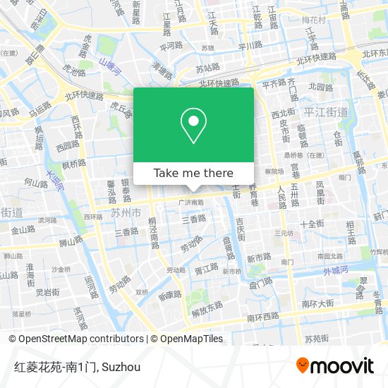 红菱花苑-南1门 map