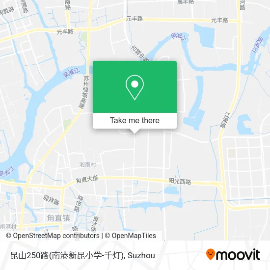 昆山250路(南港新昆小学-千灯) map