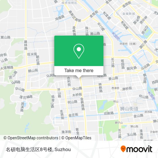 名硕电脑生活区8号楼 map