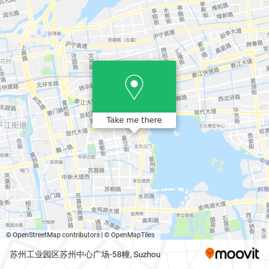 苏州工业园区苏州中心广场-58幢 map