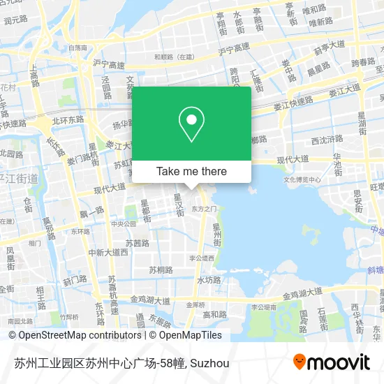 苏州工业园区苏州中心广场-58幢 map