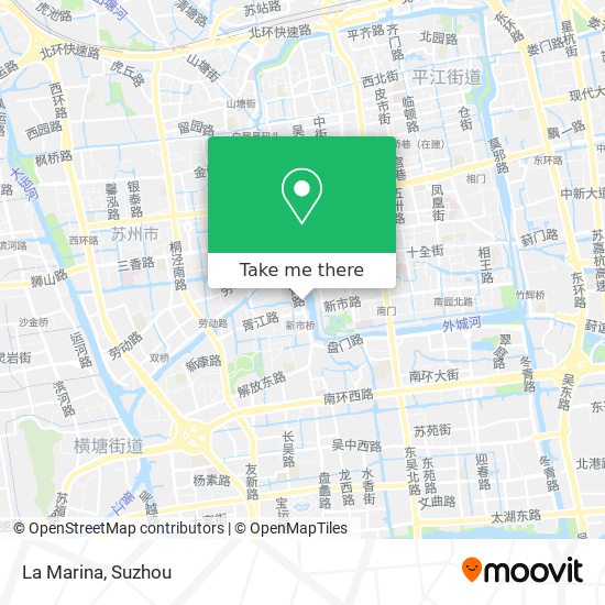 La Marina map