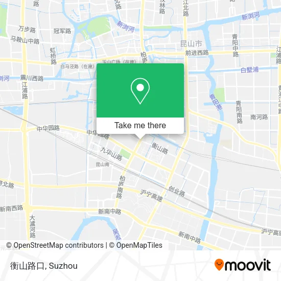 衡山路口 map