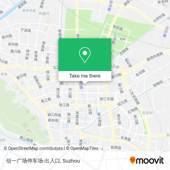 信一广场停车场-出入口 map