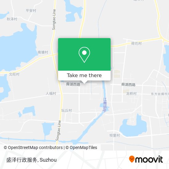 盛泽行政服务 map