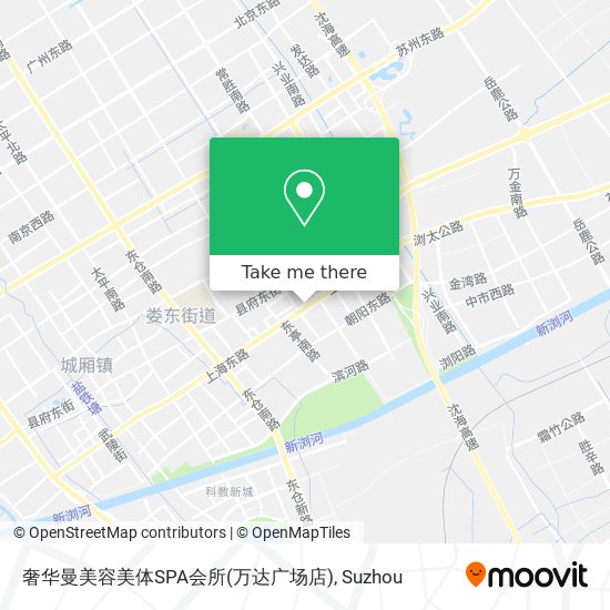 奢华曼美容美体SPA会所(万达广场店) map