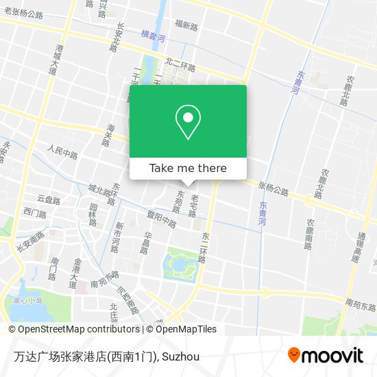 万达广场张家港店(西南1门) map