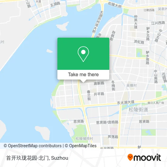 首开玖珑花园-北门 map