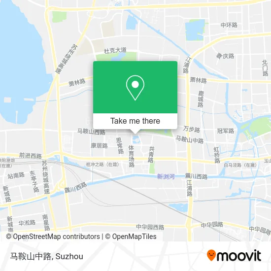 马鞍山中路 map
