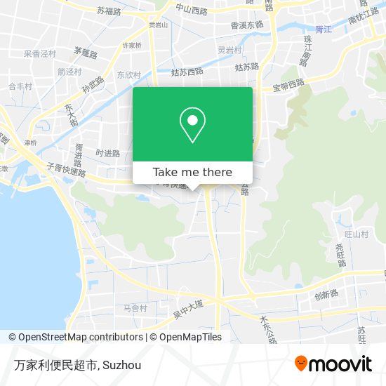 万家利便民超市 map