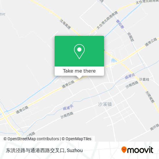 东洪泾路与通港西路交叉口 map