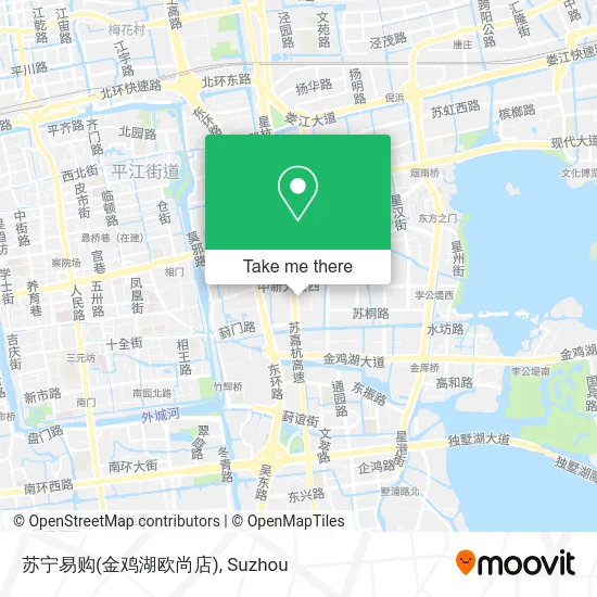 苏宁易购(金鸡湖欧尚店) map