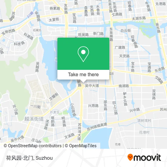 荷风园-北门 map