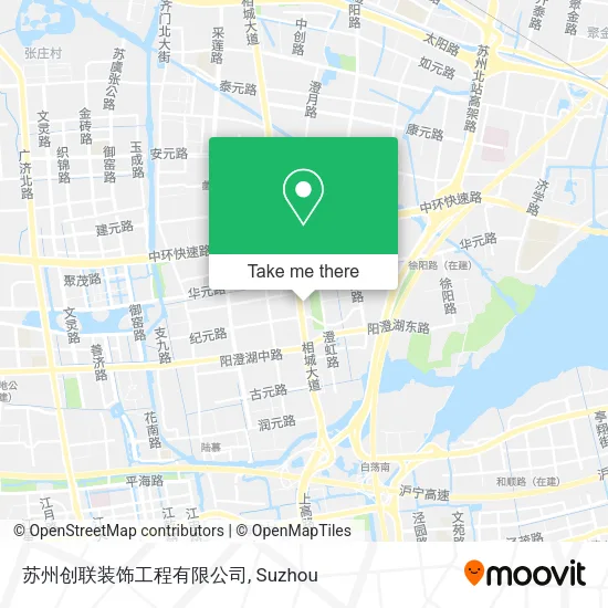 苏州创联装饰工程有限公司 map