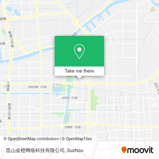 昆山金橙网络科技有限公司 map