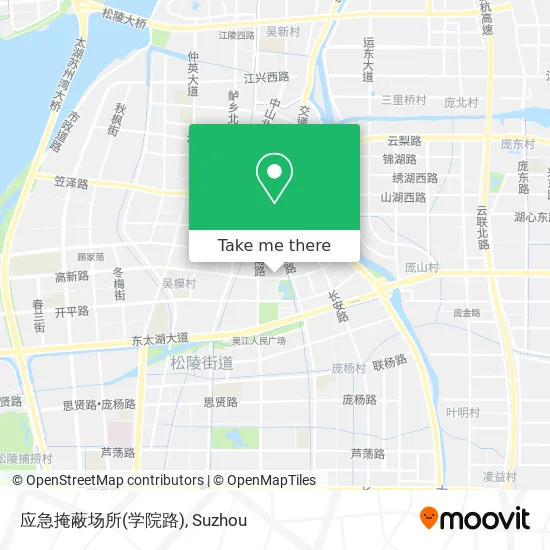 应急掩蔽场所(学院路) map