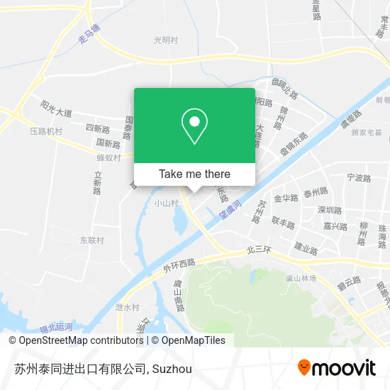 苏州泰同进出口有限公司 map