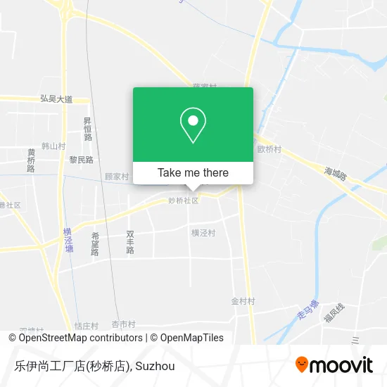 乐伊尚工厂店(秒桥店) map