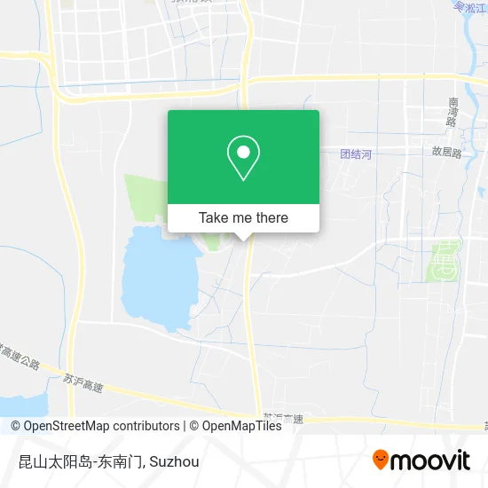 昆山太阳岛-东南门 map