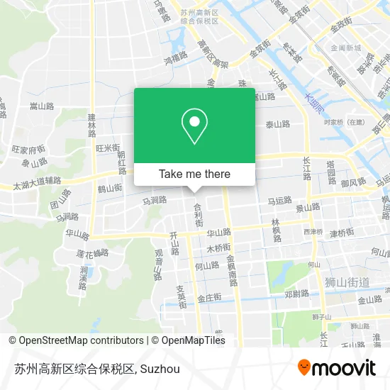苏州高新区综合保税区 map