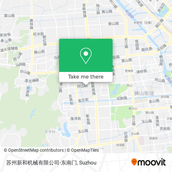 苏州新和机械有限公司-东南门 map