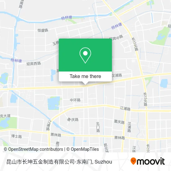 昆山市长坤五金制造有限公司-东南门 map