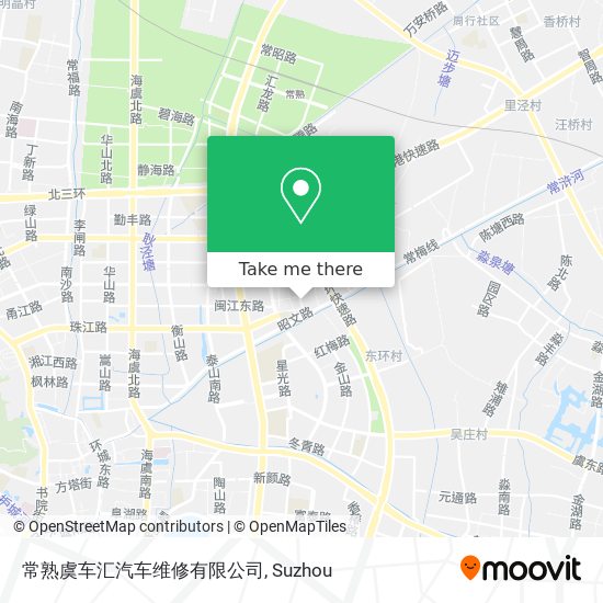 常熟虞车汇汽车维修有限公司 map