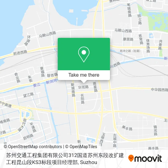 苏州交通工程集团有限公司312国道苏州东段改扩建工程昆山段KS3标段项目经理部 map