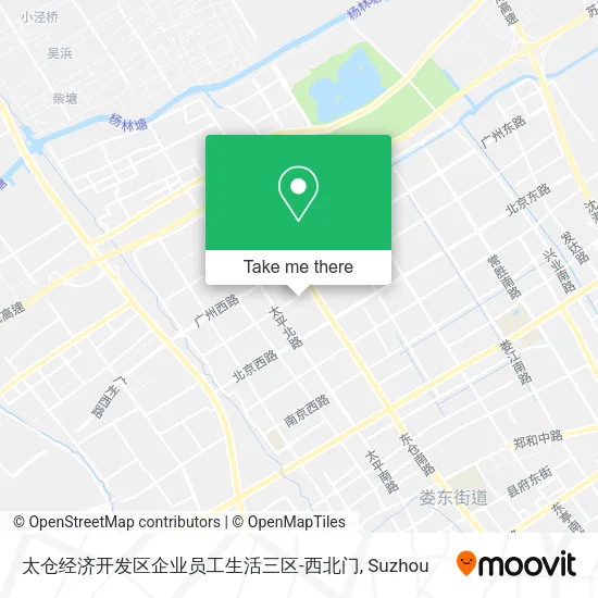 太仓经济开发区企业员工生活三区-西北门 map