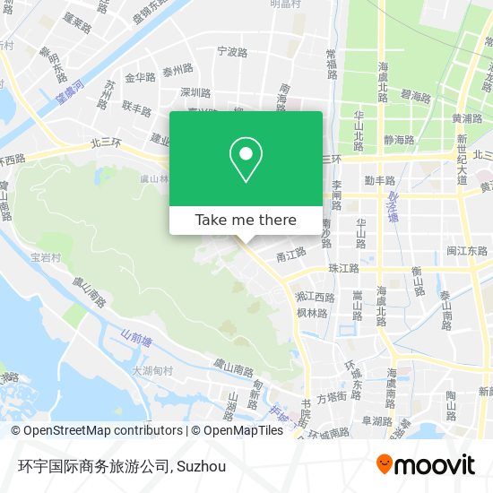 环宇国际商务旅游公司 map